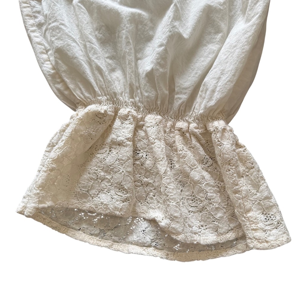 April Cornell Modern Prairie White Cotton Lace Floral Embroidered Bloomers XL - Picture 5 of 6